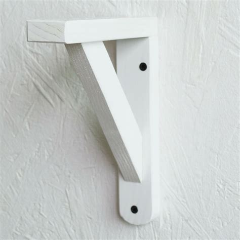 small white metal brackets|white wood shelf brackets.